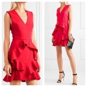 Designer Red Havana Dress Rebecca Vallance